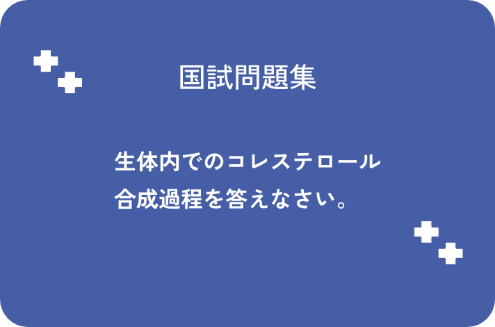 生体内でのコレステロール合成過程を答えなさい_サムネイル画像